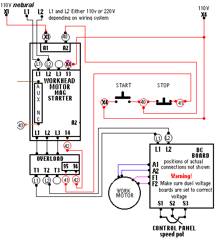 Wiring Diagram for PushButton Mag Starter control